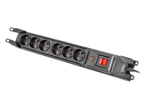 Armac Surge Protection Power Strip rack 19in. M6 3m 6x230v black M6/30/R/CZ