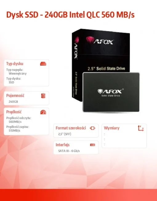 AFOX Afox SSD 240GB QLC - Image 3