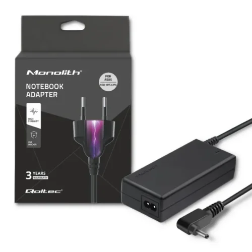 Qoltec захранващ блок for Asus 45W | 19V | 2.37 | 4.0 * 1.35 | + Power кабел