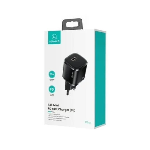 USAMS USAMS Phone Charger 1x USB-C T36 PD3.0 Fast - Image 2