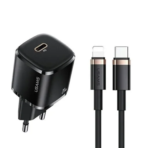 USAMS Usams Phone Charger 1x USB-C T36+Lightning PD