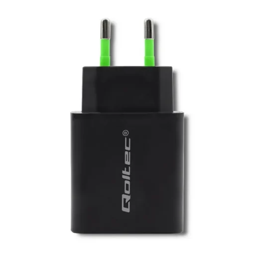 Qoltec Charger 18W 5-12V, 1.5-3A, USB C - Image 4