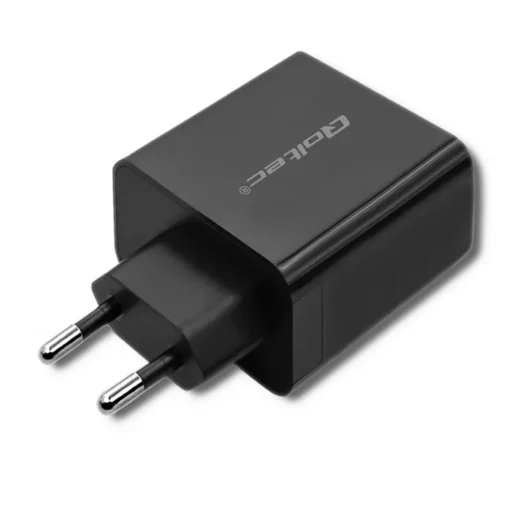 Qoltec Charger | 45W | 5-20V | 2.25-3A | USB typ C PD | USB | Black - Image 4