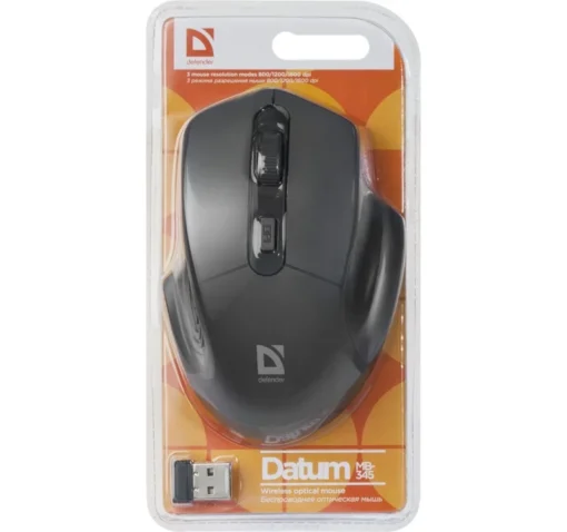 Defender Optical mouse DATUM MB-345 RF black - Image 3