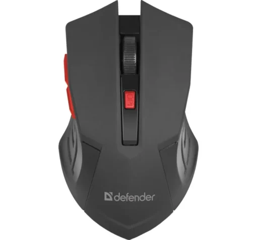 Defender Optical mouse ACCURA MM-275 RF black red - Image 4