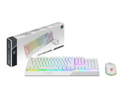 MSI Set Vigor GK30 Combo White Keyboard + Mouse