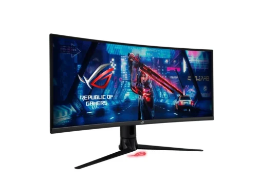 Asus Monitor 34 inch XG349C ROG STRIX UWQHD 144/180Hz IPS DP HDMI USB-C KVM 1900R Speaker - Image 3