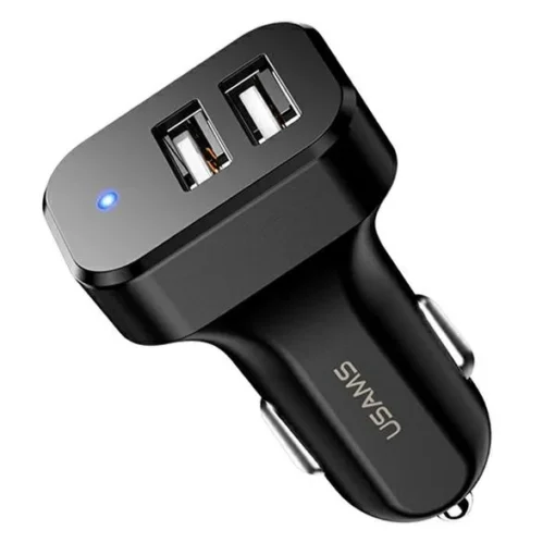 USAMS USAMS Car Charger 2xUSB C13 Only Head