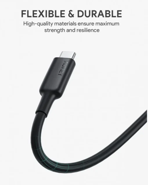 AUKEY AUKEY CB-CD23 ultrafast USB C - USB C cable 100 - Image 2