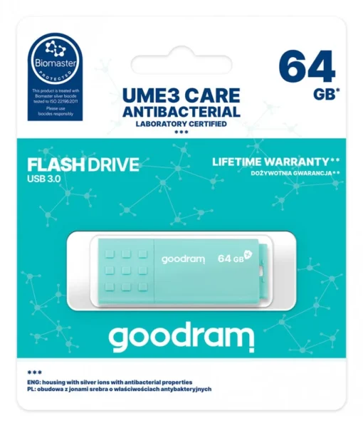 GOODRAM Pendrive UME3 Care 64GB USB 3.0