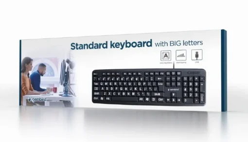 Gembird Standard keyboard USB for senior - Image 2