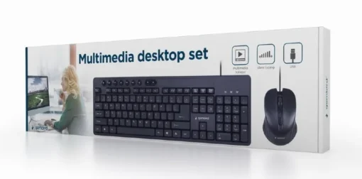 Gembird Keyboard and mouse set black - Image 4