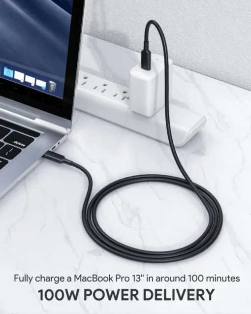 AUKEY AUKEY CB-CD23 ultrafast USB C - USB C cable 100 - Image 4