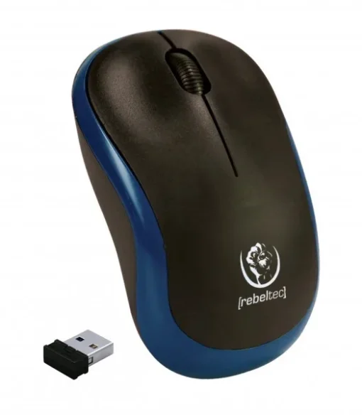 Rebeltec Wireless optical mouse Rebeltec METEOR blue - Image 2