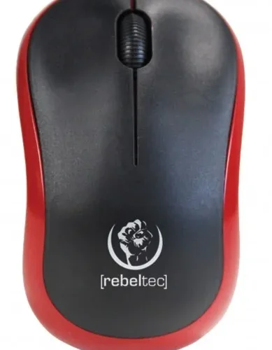 Rebeltec Wireless optical mouse Rebeltec METEOR red