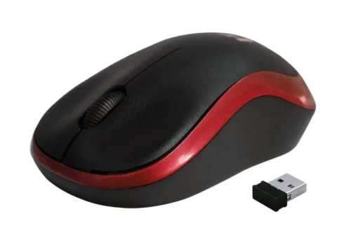 Rebeltec Wireless optical mouse Rebeltec METEOR red - Image 3