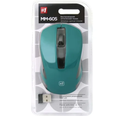 Defender OPTICAL MOUSE MM-605 RF TURQUOISE - Image 3