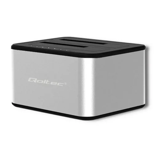 Qoltec Docking station 2xHDD/SSD, USB 3.0 - Image 2