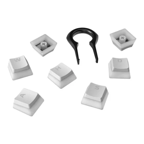 HyperX Pudding Keycaps бял