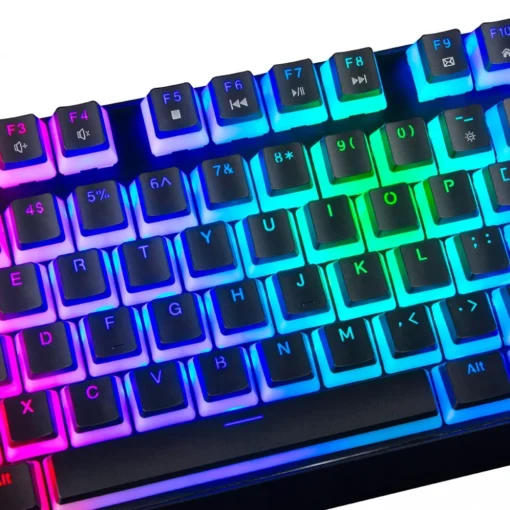 MODECOM Mechanical keyboard RGB Pudding edition black - Image 2