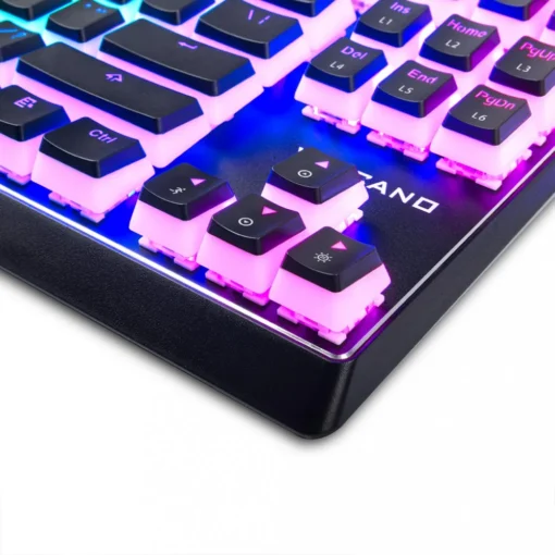 MODECOM Mechanical keyboard RGB Pudding edition black - Image 3