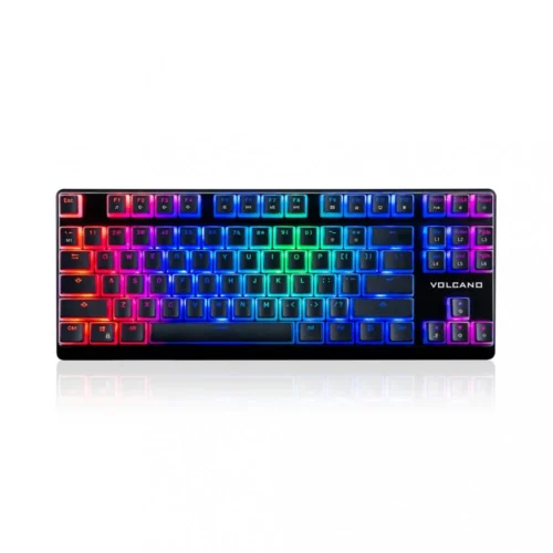 MODECOM Mechanical keyboard RGB Pudding edition черен