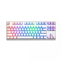 MODECOM Mechanical keyboard RGB Pudding edition white