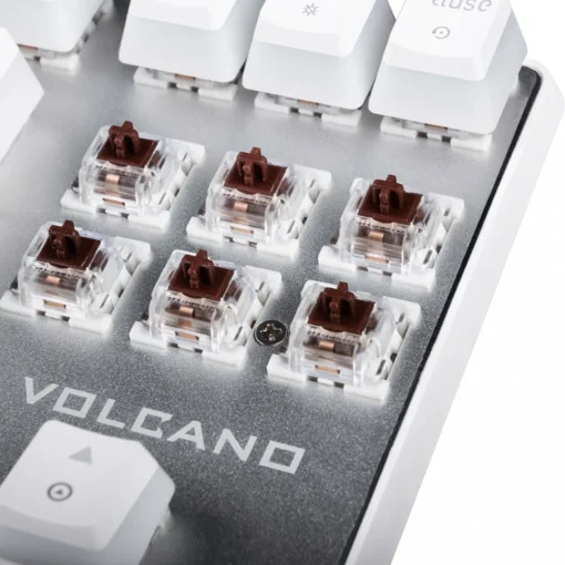 MODECOM Mechanical keyboard RGB wired white PUDDING EDITION - Image 3