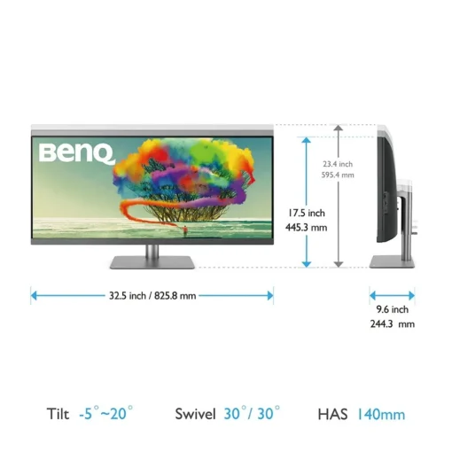 Benq Monitor 34-inch PD3420Q LED QHD/IPS/5ms/GL/HDMI/DP - Image 5