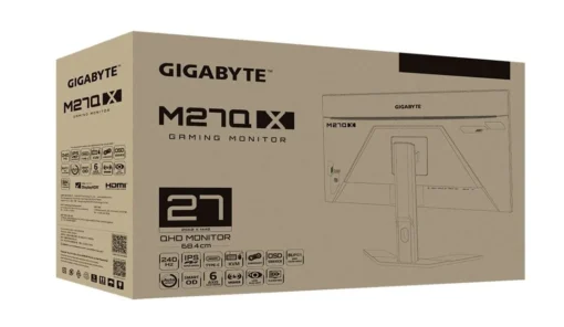 Gigabyte Monitor 27 inch M27Q X GAMING 0,5ms/1MLN:1/WQHD/HDMI - Image 2