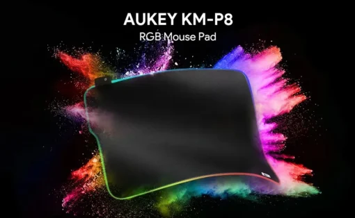 AUKEY AUKEY KM-P8 RGB M Gamin g Mouse Pad 450x400x4mm - Image 5