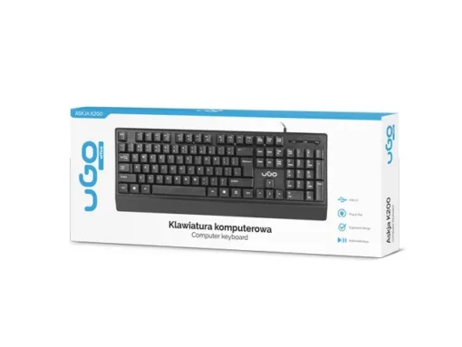 UGo Keyboard Askja K200 black - Image 5