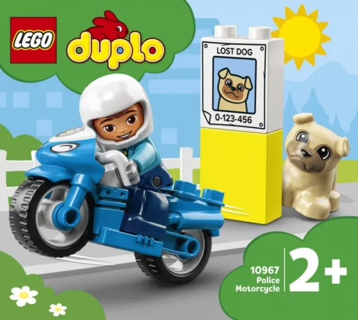 LEGO Bricks DUPLO 10967 Police Motorcycle - Image 2