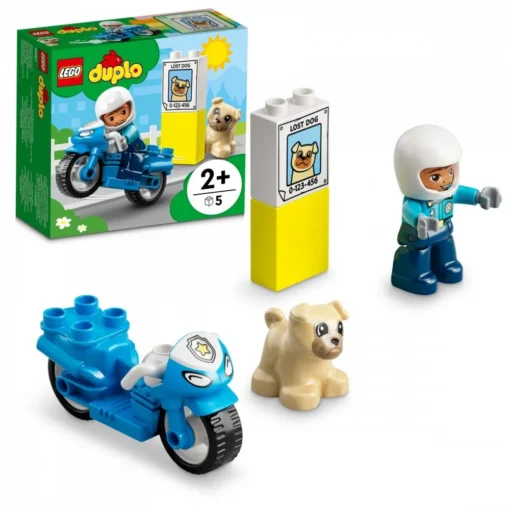 LEGO Bricks DUPLO 10967 Police Motorcycle - Image 5