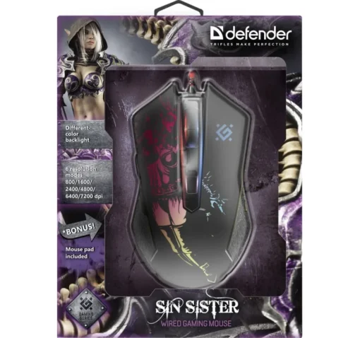 Defender GAMING MOUSE SIN SISTER GM-933 - Image 4