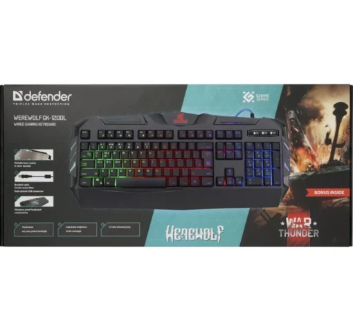 Defender Gaming keyboard WEREWOLF GK-120DL - Image 2