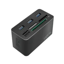 LogiLink USB3.2 Gen 1 docking sta tion 8-port miniblac