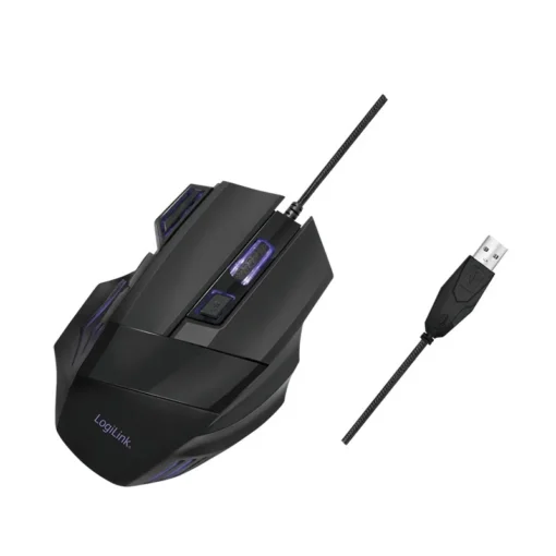 LogiLink Optical USB gaming mouse 2400 dpi, black - Image 2