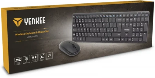 YENKEE YKM 2008CS Tibe wireless keyboard + mouse set - Image 5