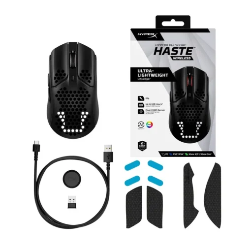 HyperX Pulsefire Haste Wireles s Black Gaming Mouse - Image 4