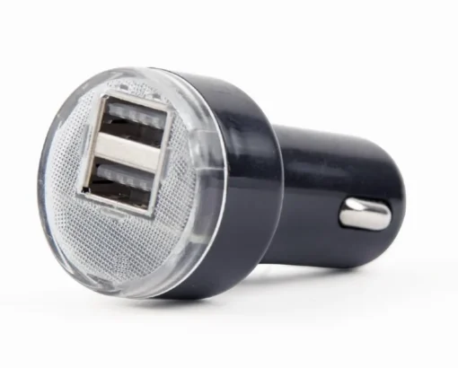 Gembird Car charger 2xUSB 2.1A black - Image 2