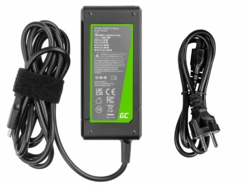 Green Cell Charger, AC adapter USB-C 65W 5/9/12/15/20V - Image 2