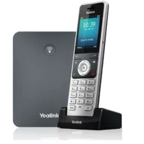 Yealink  Set: telephone + W76P station (W56H + W70B + захранващ блок)