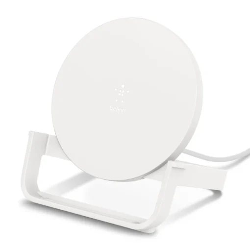 Belkin Wireless charger, standing 10W + QC 3.0 захранващ блок, white - Image 4