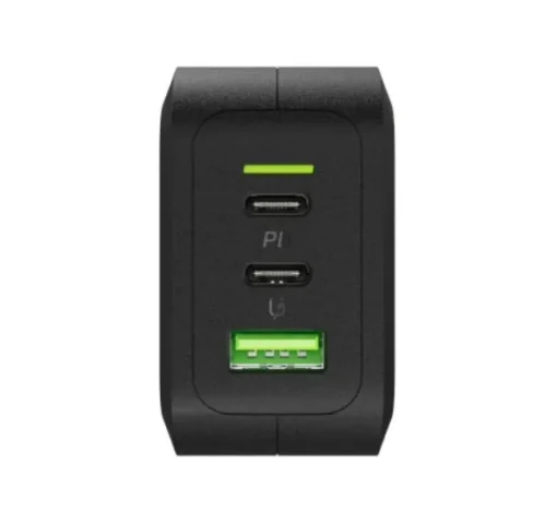 Green Cell PowerGaN 65W PD 3.0 QC 3.0 2xUSB-C 1xUSB-A wall charger - Image 2