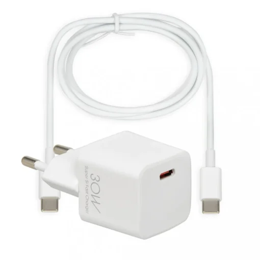 iBOX  Wall charger C-38 PD30 CW USB-C, Cable - Image 4