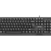 Natec Keyboard Trout Slim black USB CZ/SK