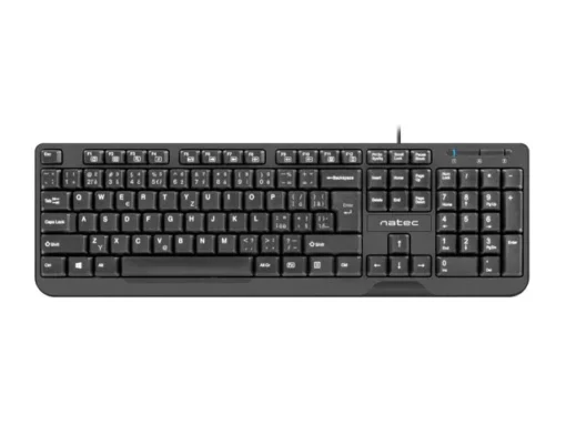 Natec Keyboard Trout Slim black USB CZ/SK