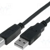 VCom Кабел USB 2.0 AM / BM Black - CU201-B-3m