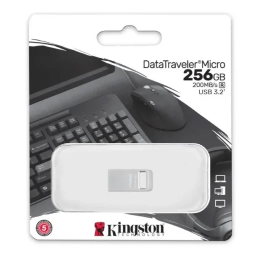 Kingston Pendrive Data Traveler Micro G2 256GB USB 3.2 Gen1 - Image 3